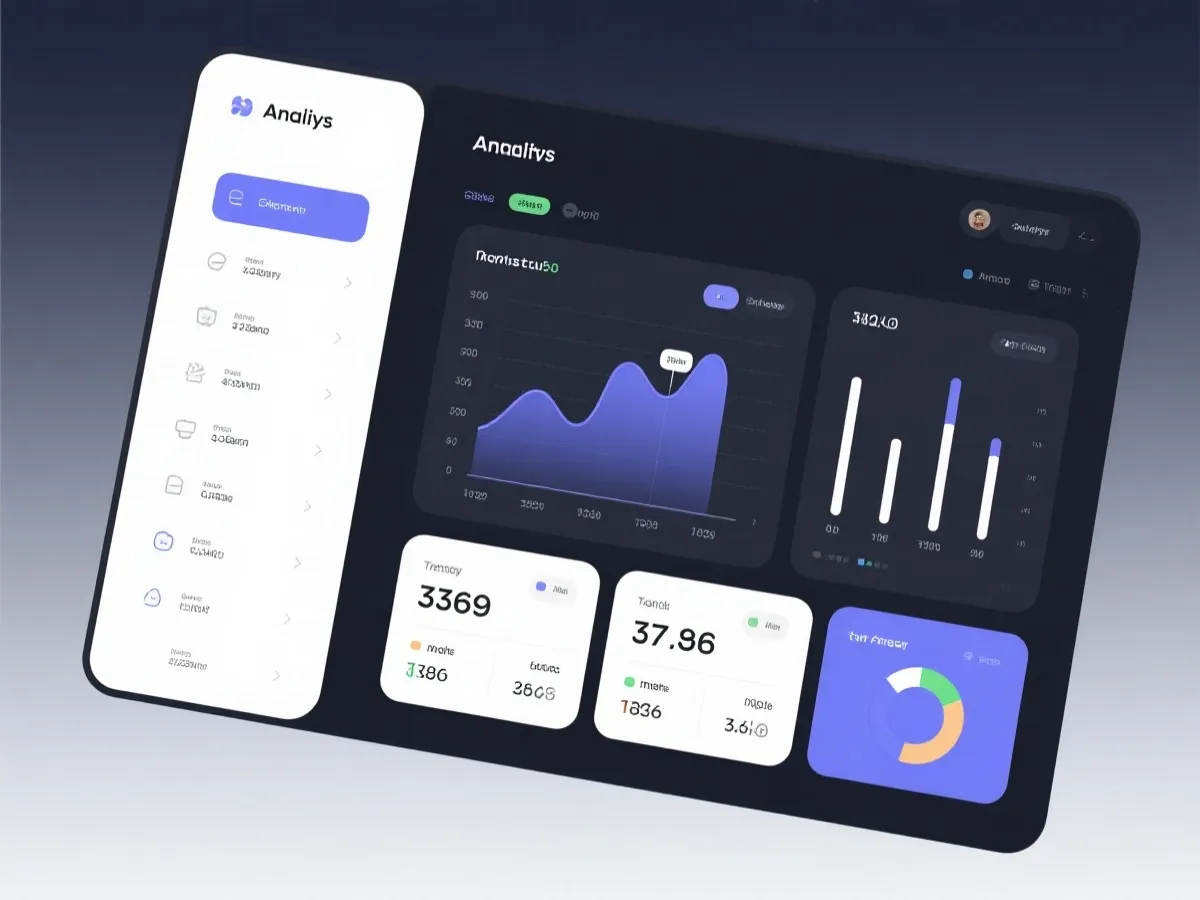 數據走勢與分析圖表示意